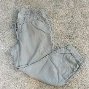 Gray Gap Maternity Joggers Size L